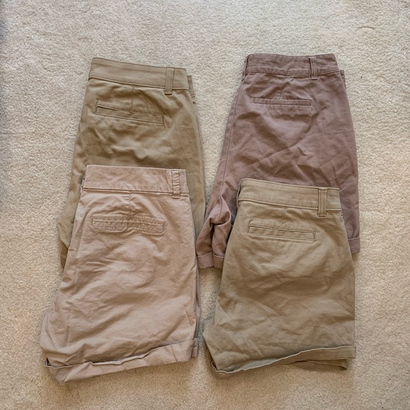 • k h a k i  c h i n o  s h o r t s  b u n d l e • - Picture 2 of 2